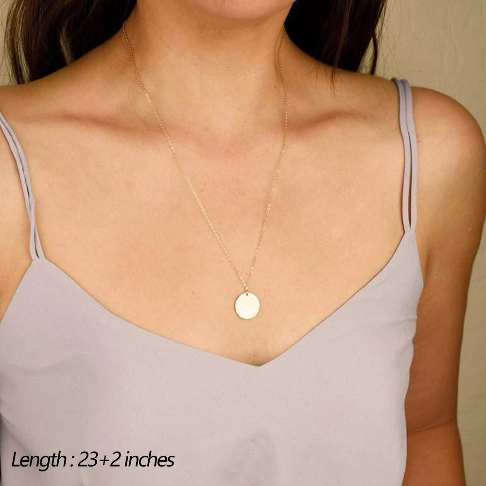3PCS Pearl&Bar&Disc Dainty Layered Choker Necklace