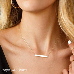 3PCS Two Circles&Bar&Hammered Disc Dainty Layered Choker Necklace