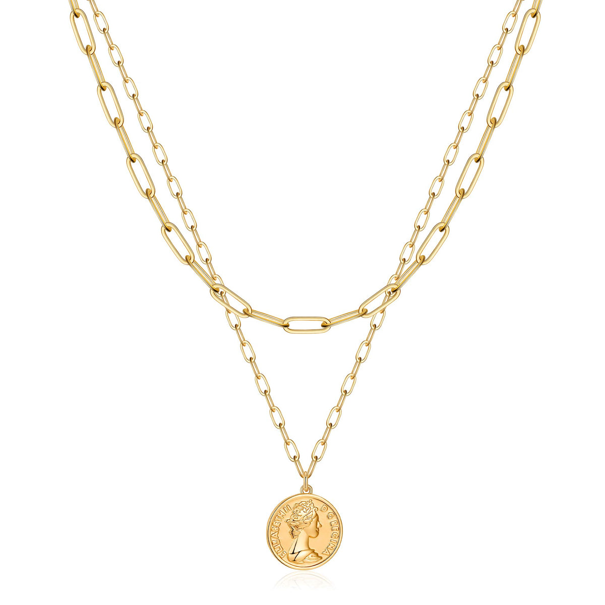 Queen Elizabeth Coin  Necklaces