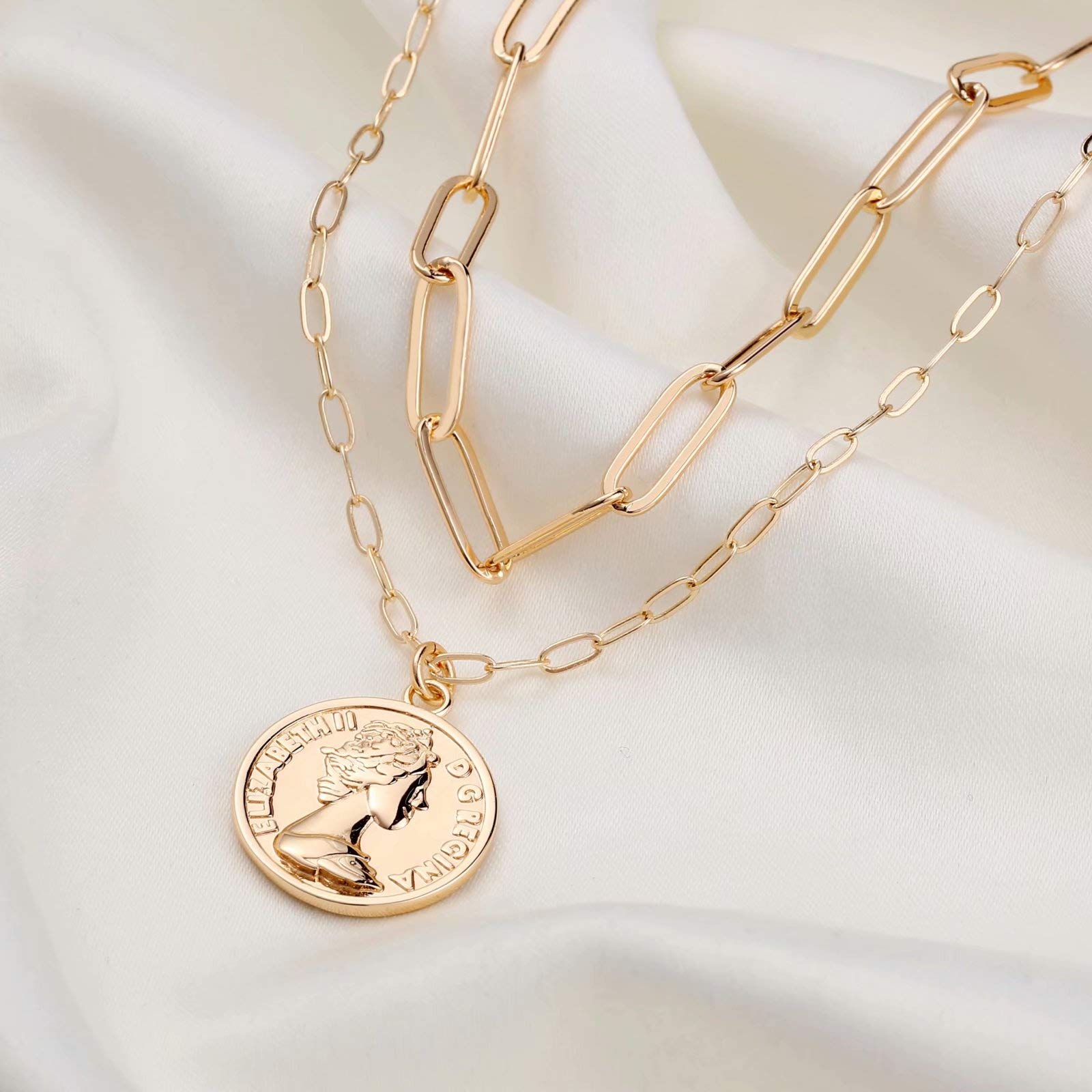 Queen Elizabeth Coin  Necklaces