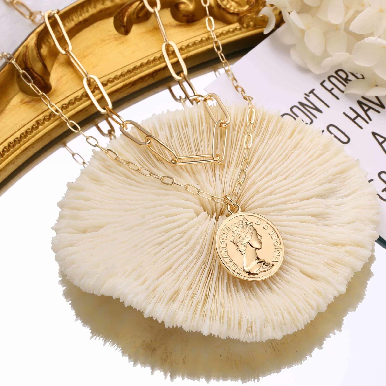Queen Elizabeth Coin  Necklaces