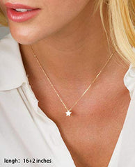 4PCS - Star&Bar&Sun&Bar Layered Necklaces for Women