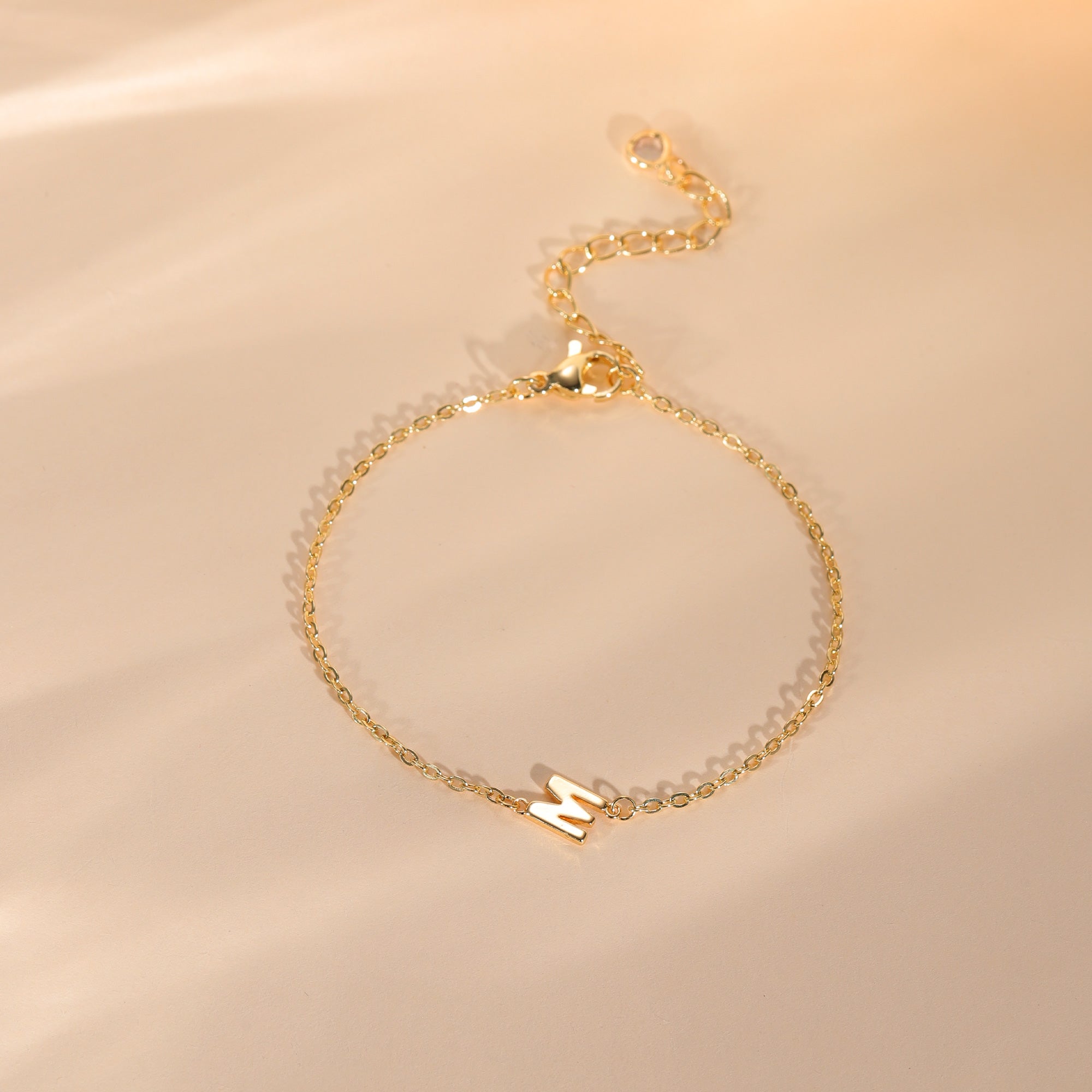 Gold Initial Bracelets for Women Jewelry Gifts