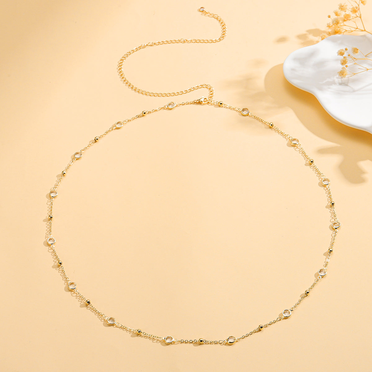 Bead&Crystal Chain  for Women