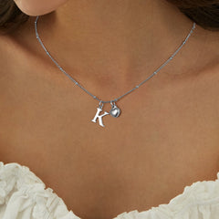 Heart Initial Necklace