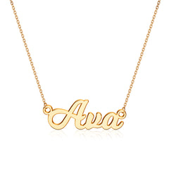 Turandoss 18K Gold Custom Name Necklace for Women Girls, Personalized Chain Penant Necklace, Gold Jewelry for Women, Birthday Christmas Gifts 2025