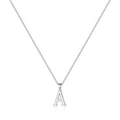Turandoss S925 Sterling Silver Initial Necklaces for Women Dainty Tiny Letter Pendant Trend Jewelry Birthday Teacher Appreciation Mothers Day Graduation Gifts for Her Mom Kids Teen Girls Wife Ideas
