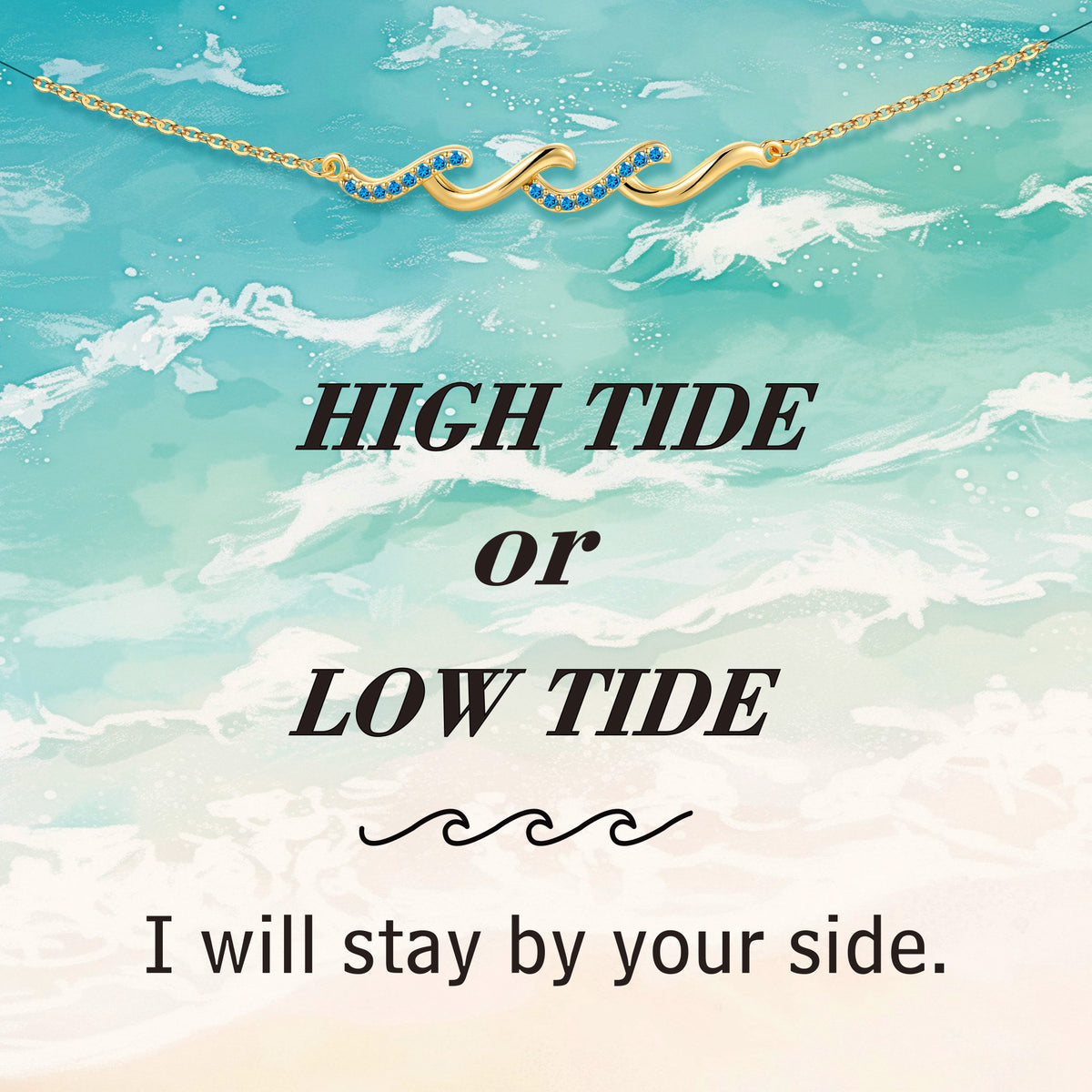 Turandoss 18K Gold Wave Bracelet for Women Girls, Friendship Promise Bracelets, Birthday Gifts for Her, Valentine's Day Gift for Women Wife Mom Girls