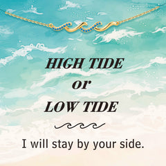 Turandoss 18K Gold Wave Bracelet for Women Girls, Friendship Promise Bracelets, Birthday Gifts for Her, Valentine's Day Gift for Women Wife Mom Girls