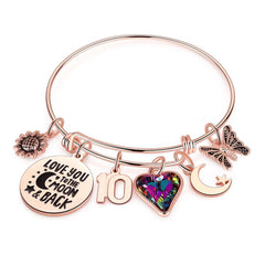 Turandoss Birthday Gifts for 10 Year Old Girls, 10th Birthday Gifts for Daughter Granddaughter Niece Cousin Birthday Bracelets Girls Christmas Birthday Gifts Age 10 Happy 10th Birthday