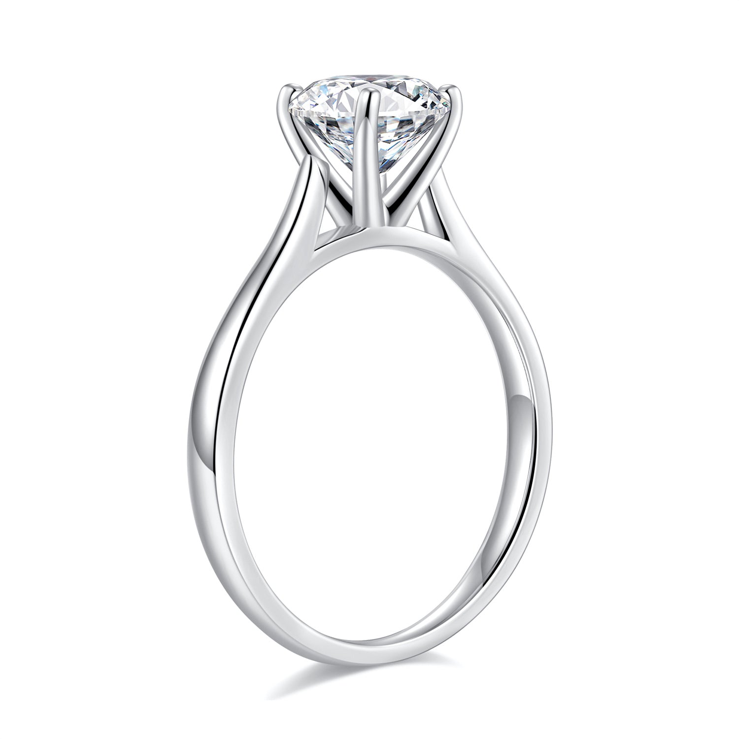 Turandoss 1.5 Carat Moissanite oval Cut Engagement Rings for Women 925 Sterling Silver Diamond Ring Promise Rings for Women
