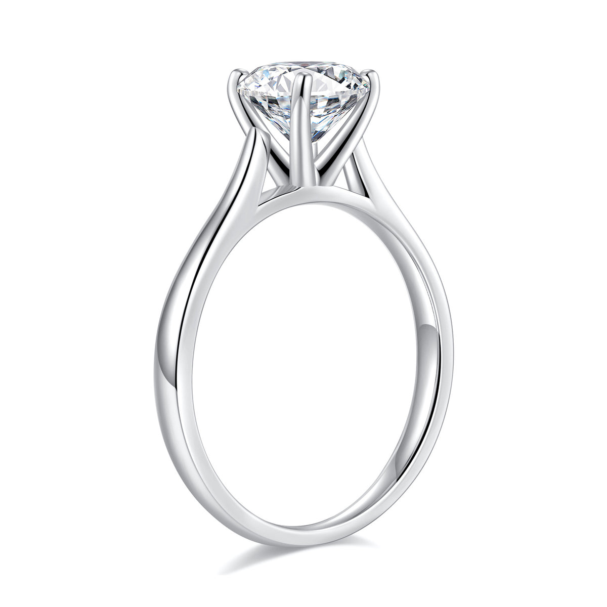 Turandoss 1.5 Carat Moissanite oval Cut Engagement Rings for Women 925 Sterling Silver Diamond Ring Promise Rings for Women