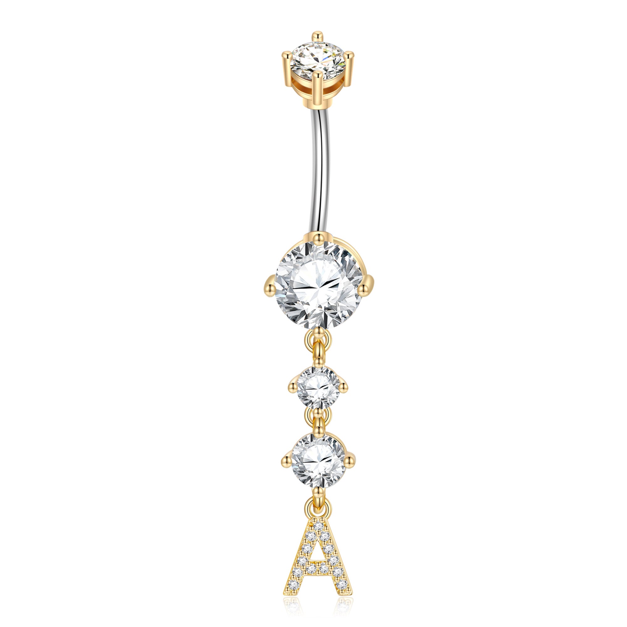 Navel Barbell Stud Body Piercing Belly Button Rings for Women