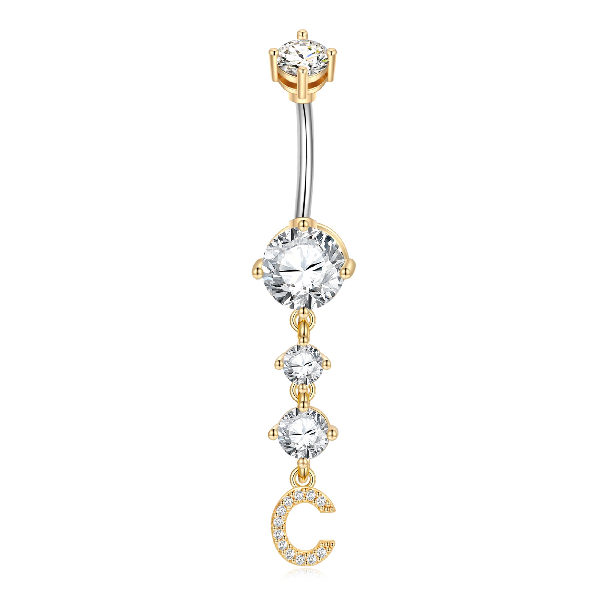 Navel Barbell Stud Body Piercing Belly Button Rings for Women
