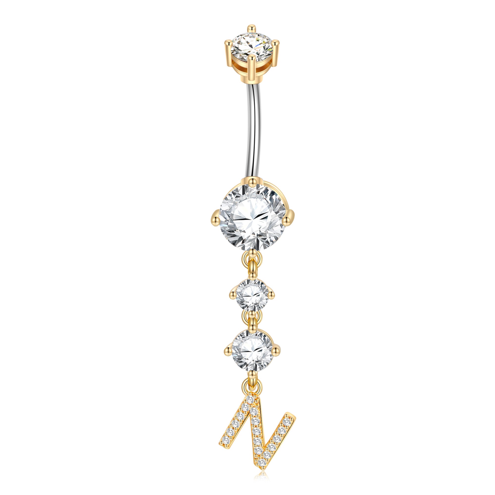 Navel Barbell Stud Body Piercing Belly Button Rings for Women