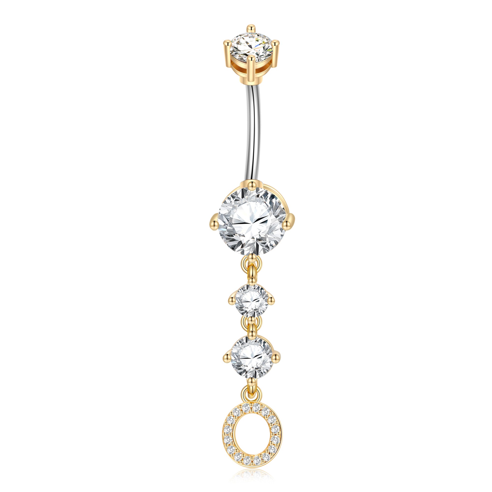 Navel Barbell Stud Body Piercing Belly Button Rings for Women
