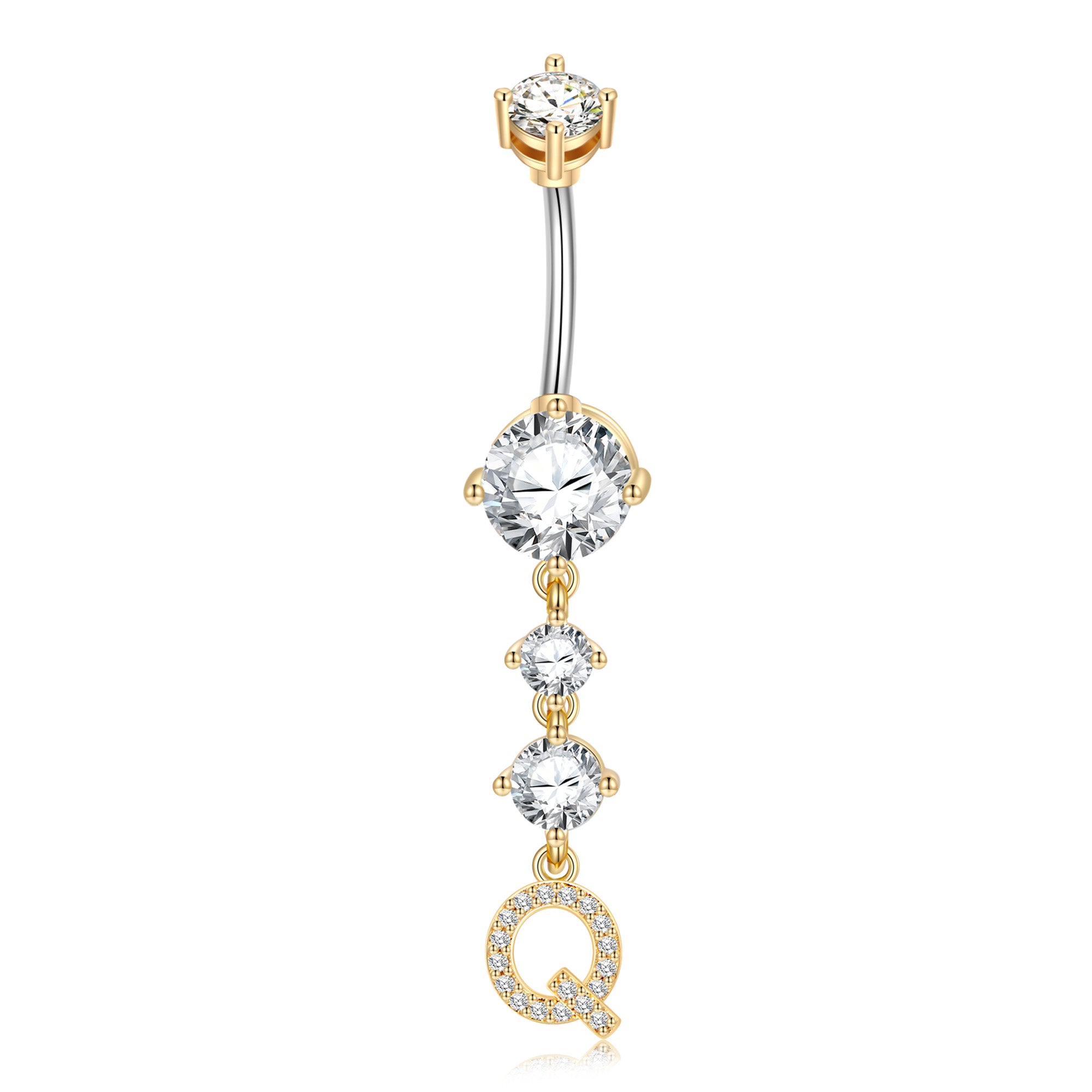 Navel Barbell Stud Body Piercing Belly Button Rings for Women