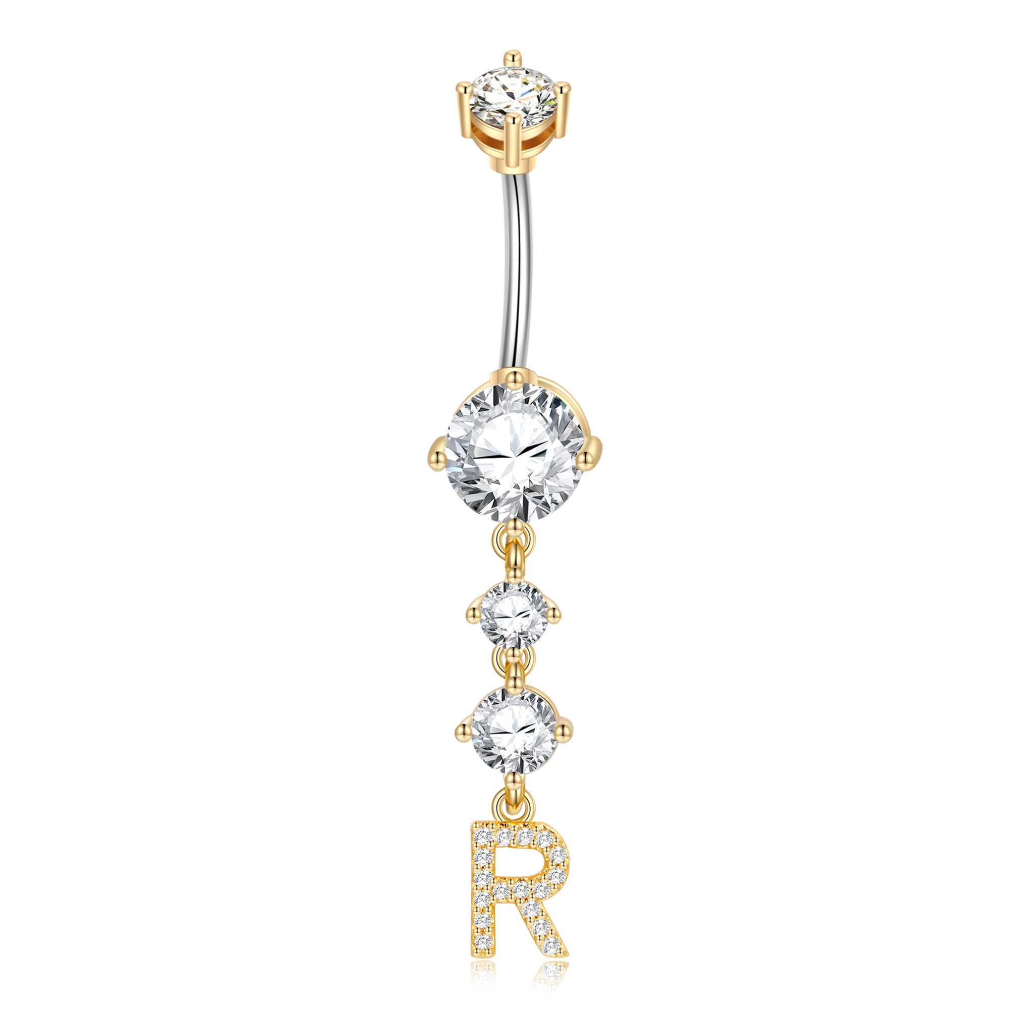 Navel Barbell Stud Body Piercing Belly Button Rings for Women