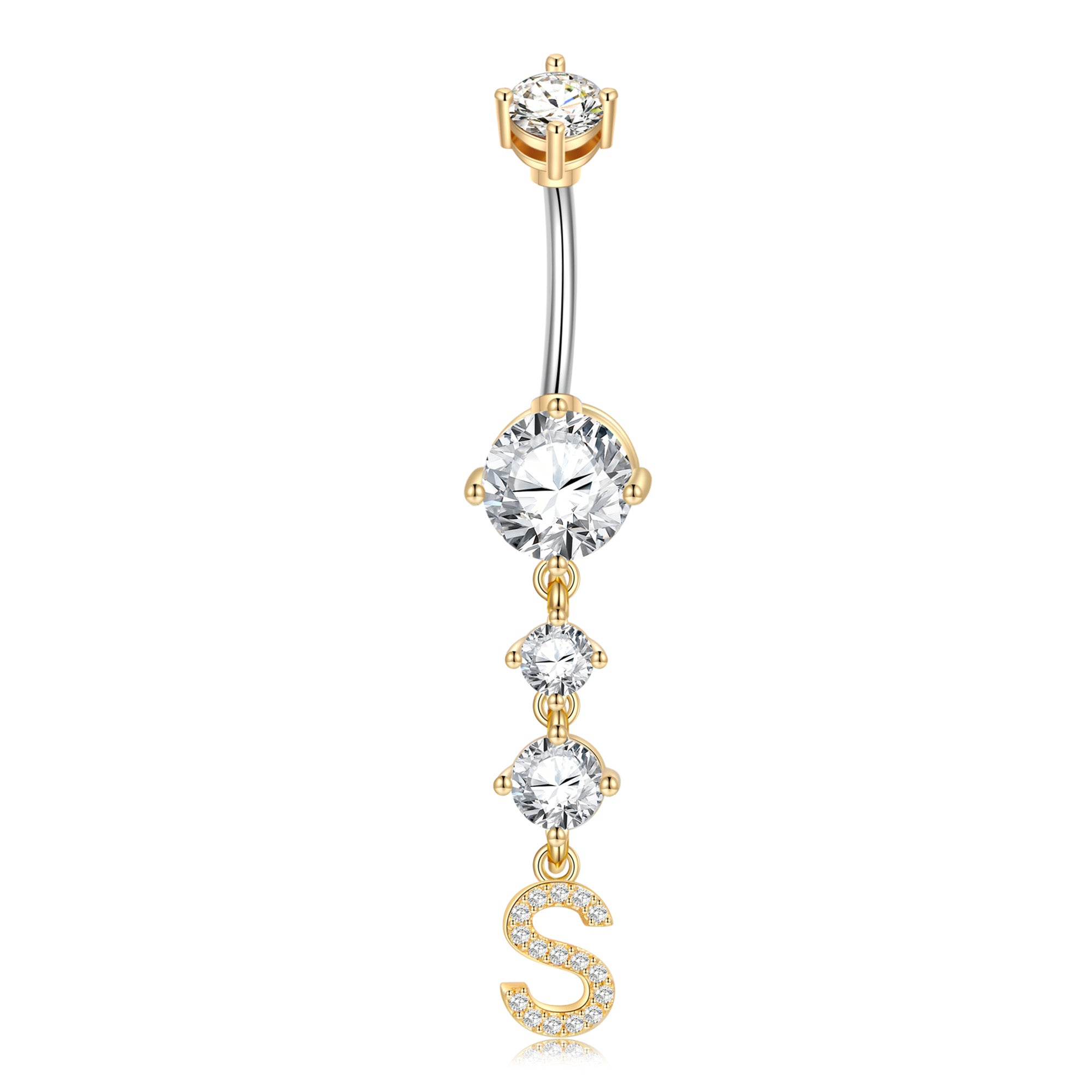 Navel Barbell Stud Body Piercing Belly Button Rings for Women