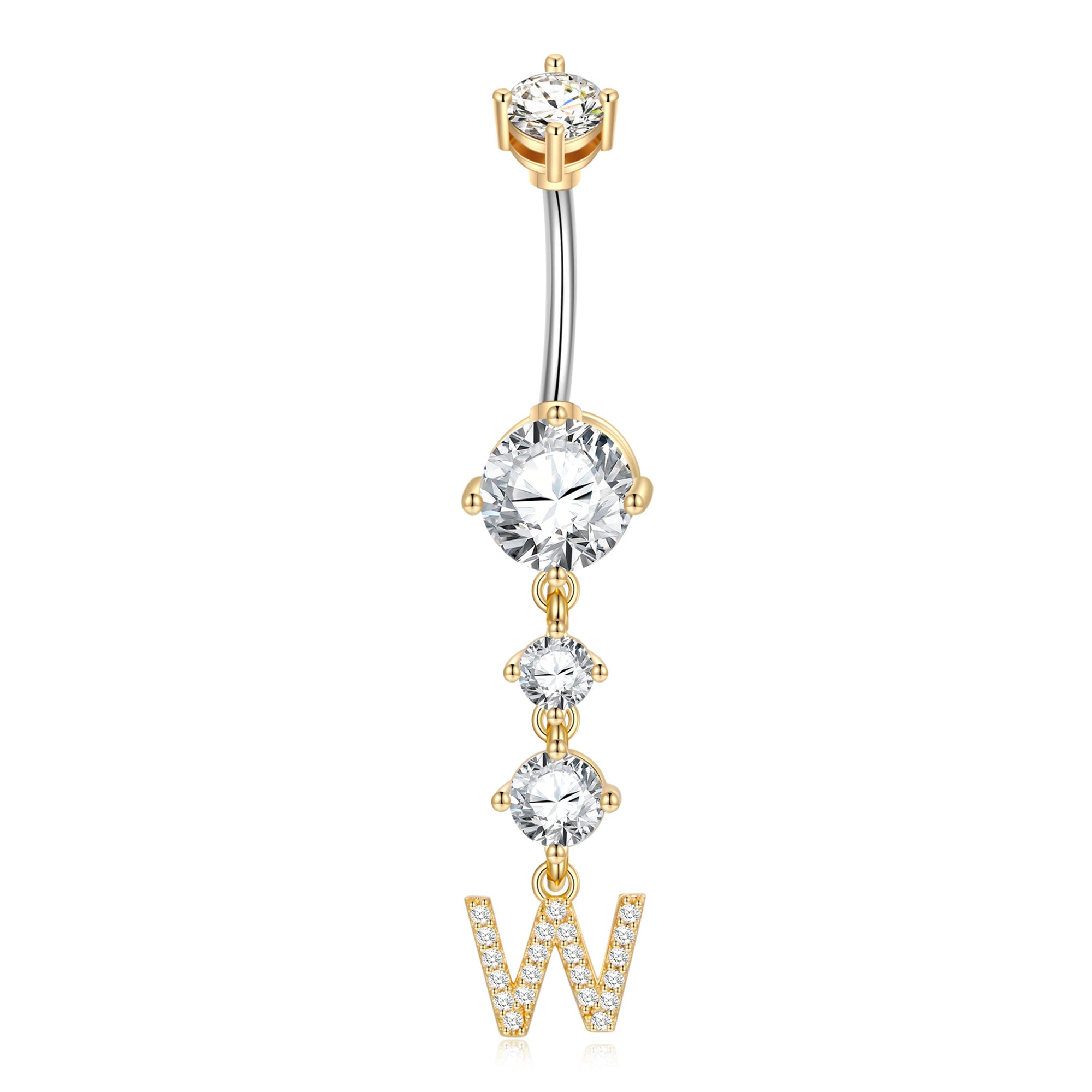 Navel Barbell Stud Body Piercing Belly Button Rings for Women