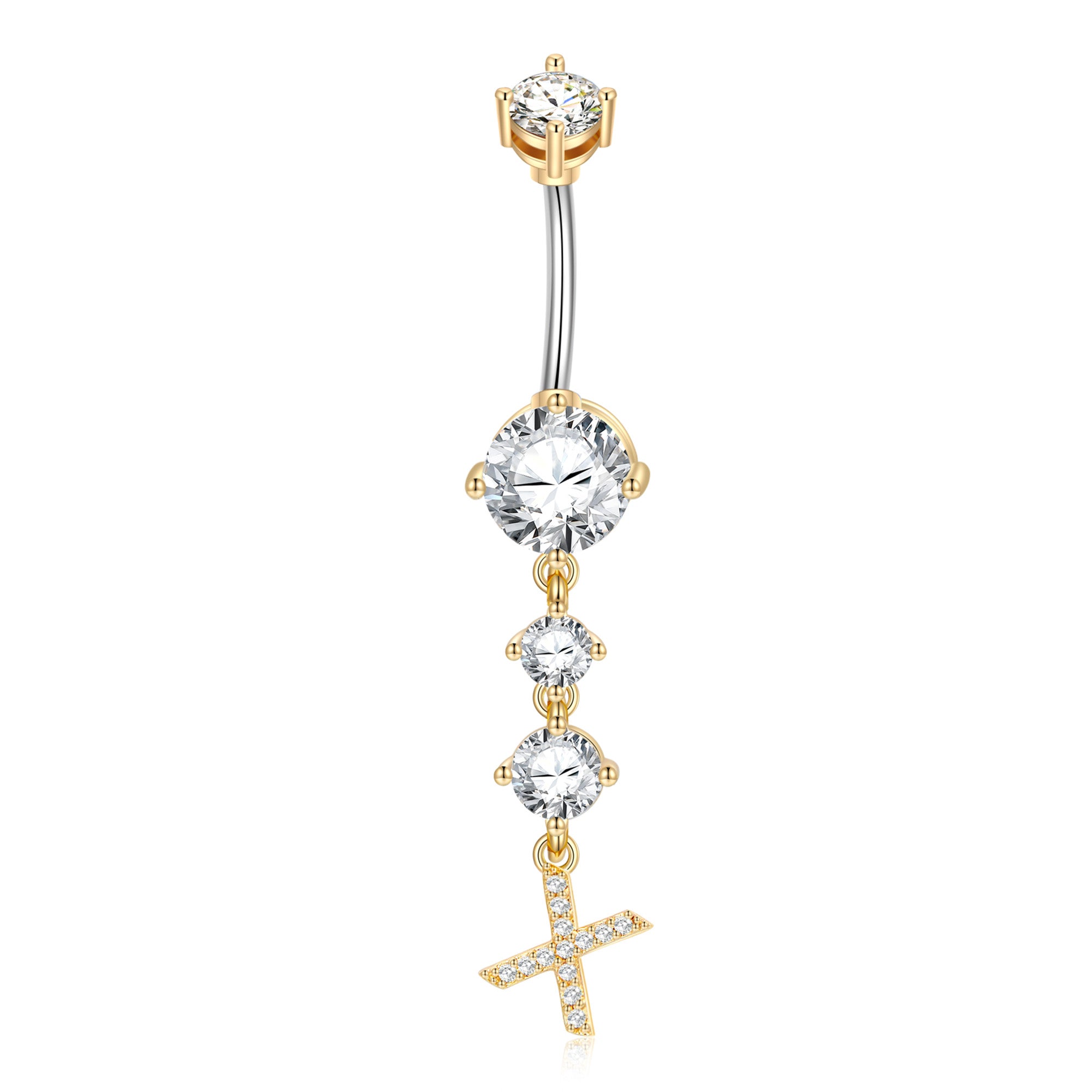Navel Barbell Stud Body Piercing Belly Button Rings for Women