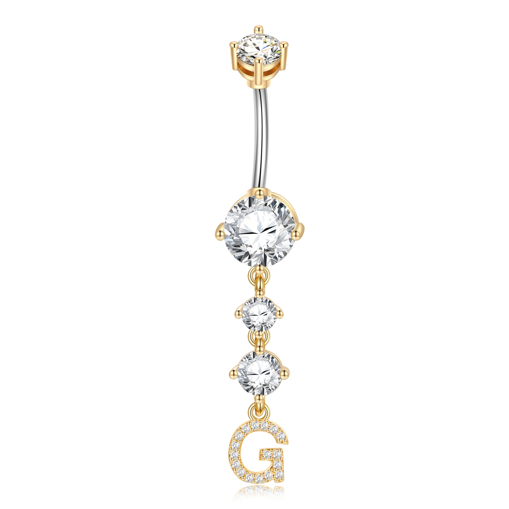 Navel Barbell Stud Body Piercing Belly Button Rings for Women
