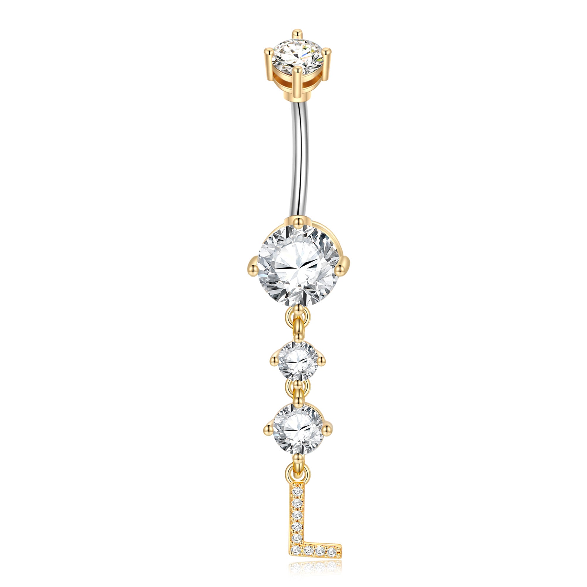 Navel Barbell Stud Body Piercing Belly Button Rings for Women