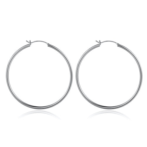 Turandoss Thick Gold Plated Chunky Small Hollow Tube Hoops Earrings for Women Nickel Free Jewelry Birthday Teacher Appreciation Mothers Day Graduation Gifts for Her Mom Wife Ideas