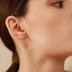 Turandoss 14K Gold Earrings Set for Women Trendy Chunky Hoops Huggie Cubic Zirconia Dainty Hoop Cartilage Dangle Drop Hypoallergenic Multiple Piercing Birthday Christmas Gifts for Women Girls