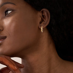 Turandoss 14K Gold Earrings Set for Women Trendy Chunky Hoops Huggie Cubic Zirconia Dainty Hoop Cartilage Dangle Drop Hypoallergenic Multiple Piercing Birthday Christmas Gifts for Women Girls