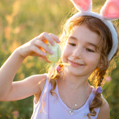 Turandoss Silver Heart Unicorn Necklace for Girls - Initial Zircon Pendant Necklace for Kids 4 -13 Year, Unicorn Birthday Gifts for Girls, 18+2.5In