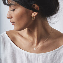 Turandoss 18K Gold Heart Initial Necklace for Girls Women, Dainty Gold Letter Zircon Pendant Necklace, Birthday Gifts for Daughter Girls, 16+2.5Inches