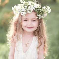 Turandoss Gold Heart Unicorn Necklace for Girls - Initial Zircon Pendant Necklace for Kids 4 -13 Year Old, Unicorn Birthday Gifts for Girls, 18+2.5In