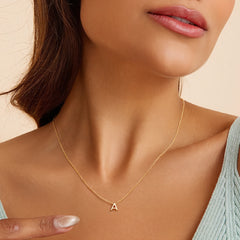Turandoss Initial Necklaces for Women, Birthday Gifts for Teen Girls Girlfriend