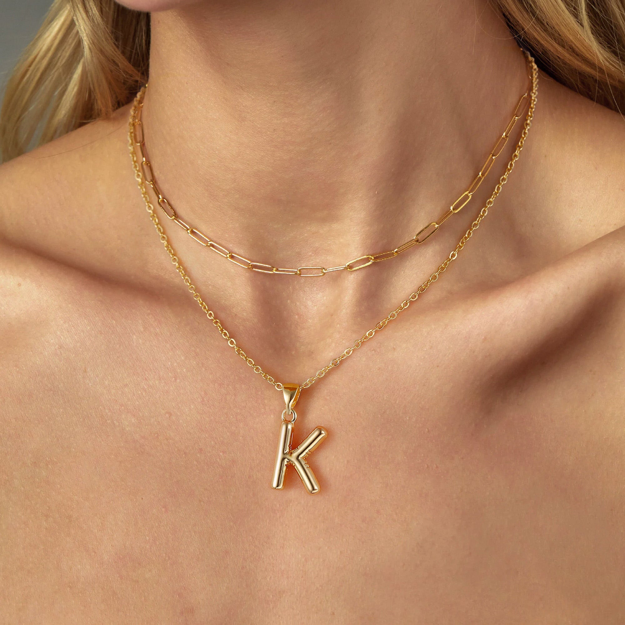 Gold Bubble Necklace for Women