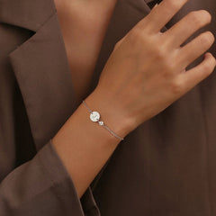 Silver Initial Bracelets for Teen Girls Gifts