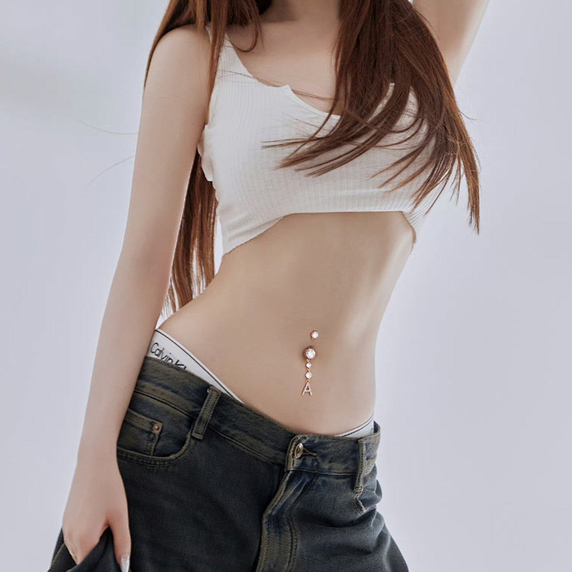 Navel Barbell Stud Body Piercing Belly Button Rings for Women