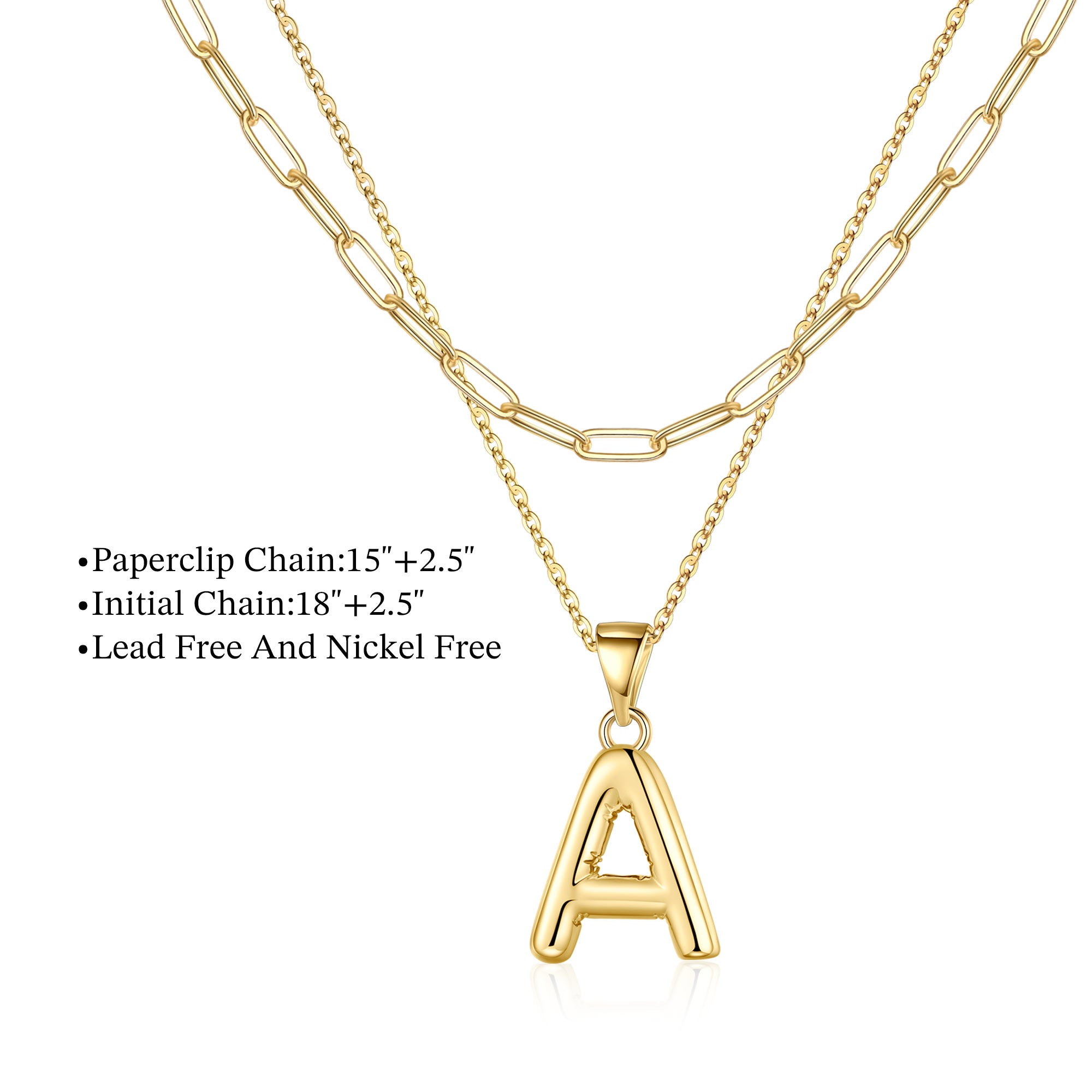 Gold Bubble Necklace for Women
