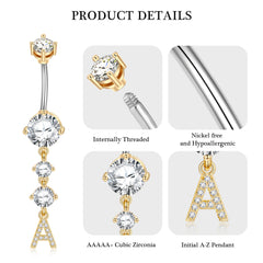 Navel Barbell Stud Body Piercing Belly Button Rings for Women