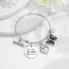 Turandoss 2026 Graduation Gifts for Her Class Of 2026 Inspirational Bangle Bracelet Trendy Jewelry Gifts High School College Senior Grad Gifts for Her Women Best Friends Sister Grad Present