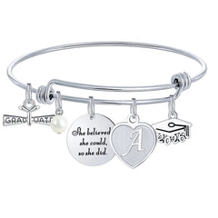 Turandoss 2026 Graduation Gifts for Her Class Of 2026 Inspirational Bangle Bracelet Trendy Jewelry Gifts High School College Senior Grad Gifts for Her Women Best Friends Sister Grad Present