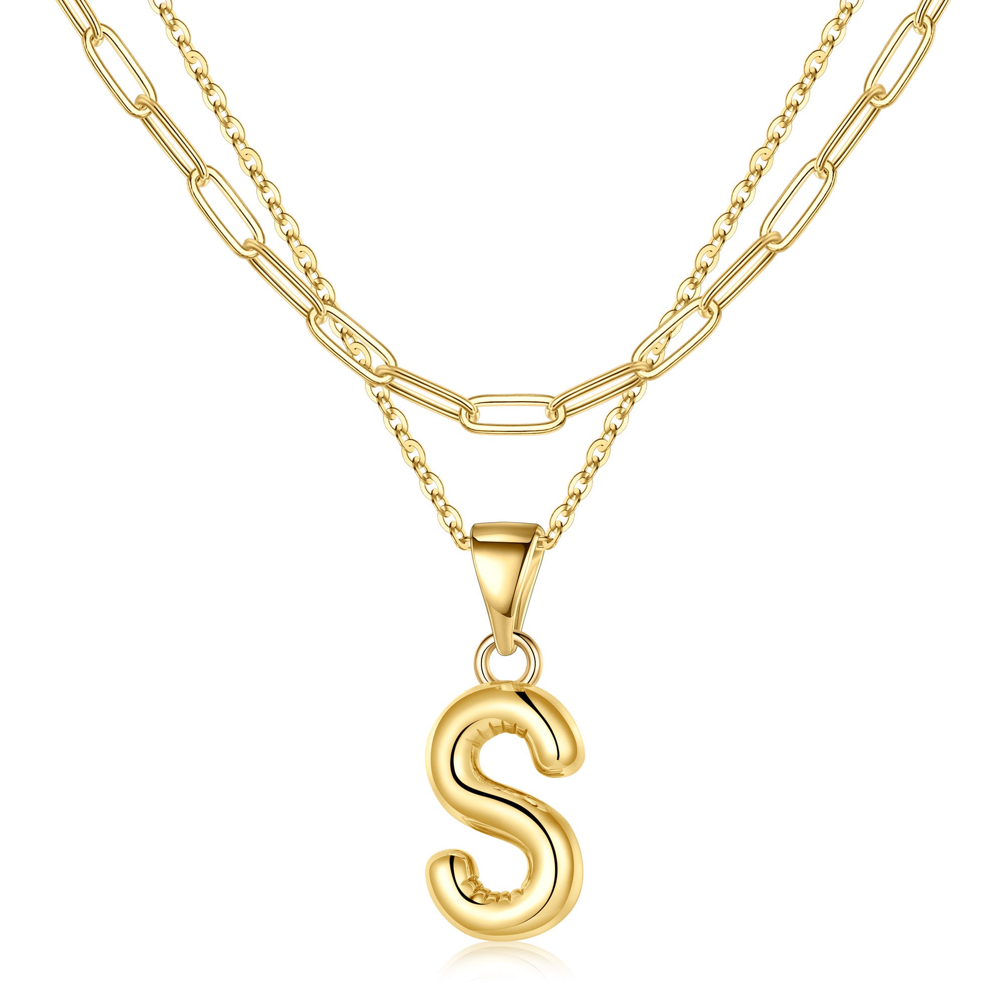 Gold Bubble Necklace for Women