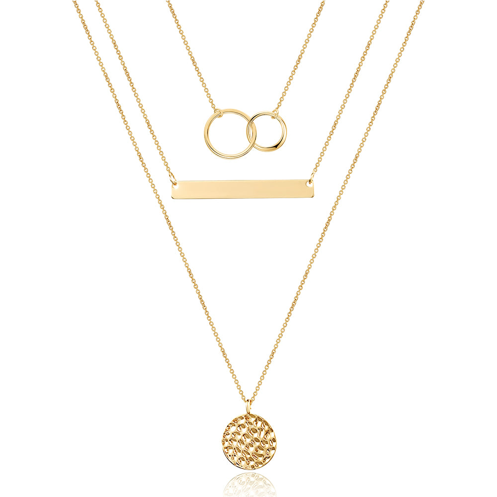 Turandoss Graduation Gift for Her, Personalized Y Pendant Layered Choker Necklace