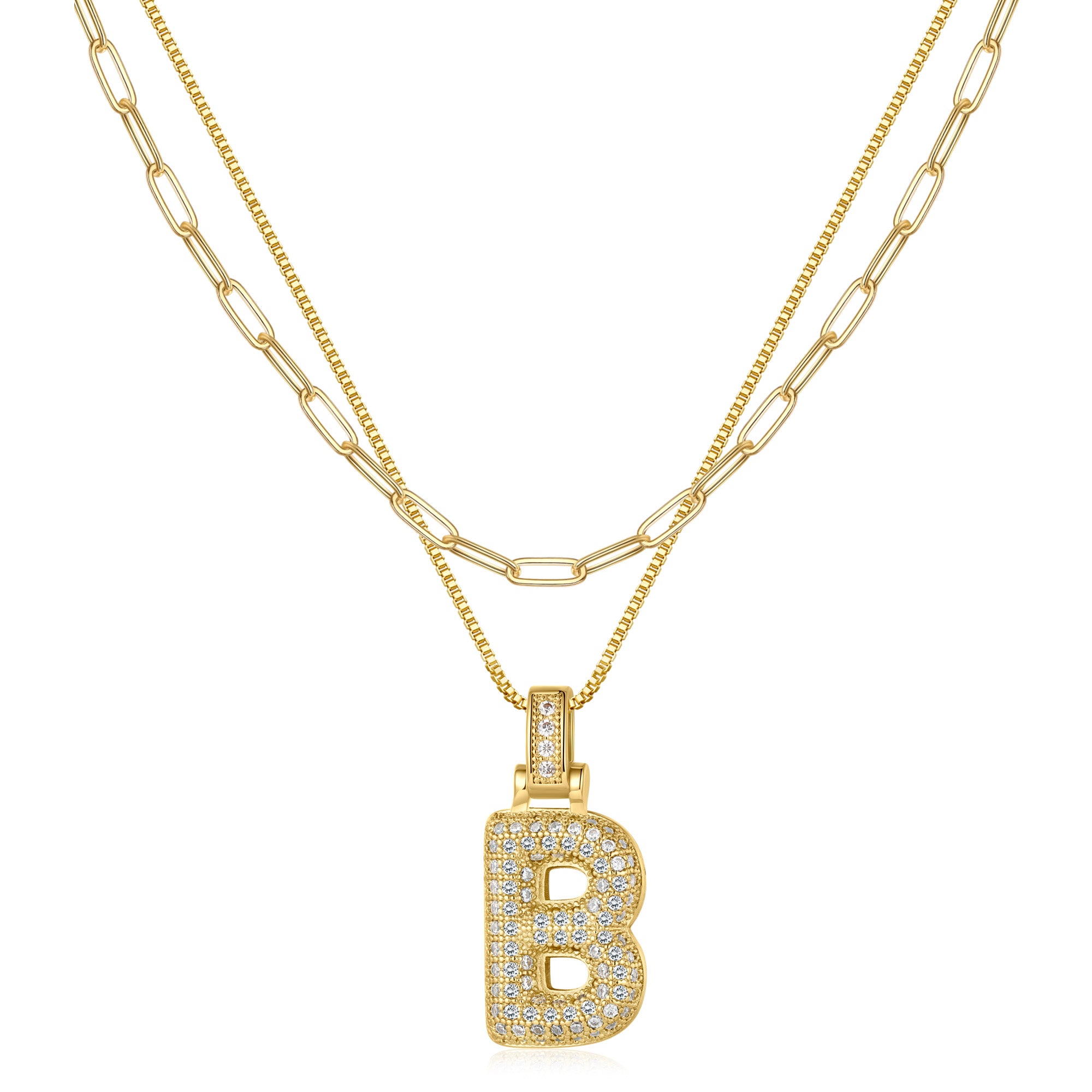 Bubble Initial Necklace Gold Bubble Letter A Initial Necklaces for Women