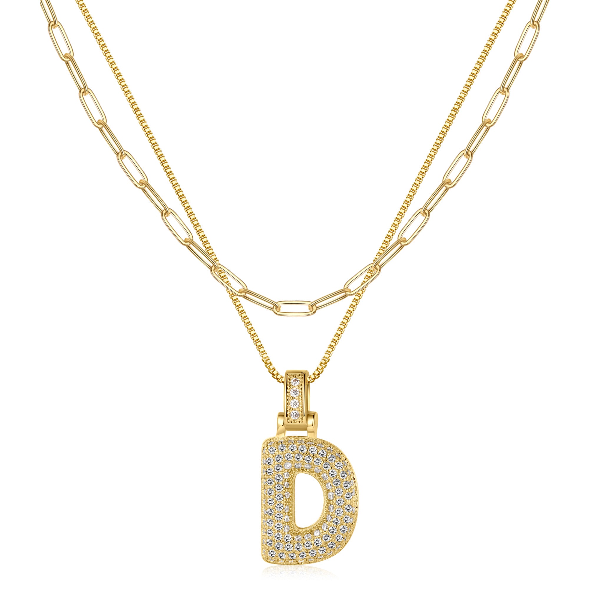 Bubble Initial Necklace Gold Bubble Letter A Initial Necklaces for Women