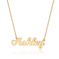 Turandoss 18K Gold Custom Name Necklace for Women Girls, Personalized Chain Penant Necklace, Gold Jewelry for Women, Birthday Christmas Gifts 2025