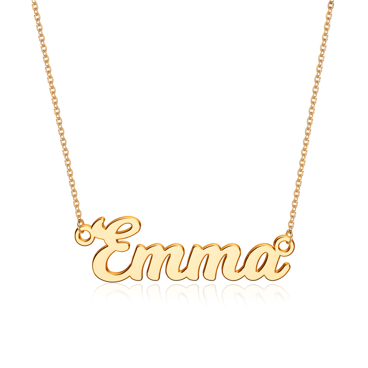 Turandoss 18K Gold Custom Name Necklace for Women Girls, Personalized Chain Penant Necklace, Gold Jewelry for Women, Birthday Christmas Gifts 2025