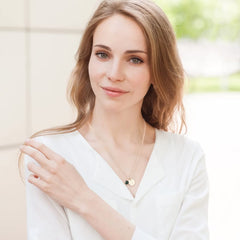 Turandoss Dainty Disc Handmade Initial A Necklace Tanzanite Birthstone Pendant Necklaces for Her Wife Mom Birthday Gifts December Birthstone Jewelry for Women, Personalized Gifts for Women Girls Teens