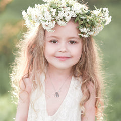 Turandoss 14K White Gold Plated Colorful Cz Initial Unicorn Heart Pendant Necklaces for Teens Little Girls Daughter Kids Jewelry Birthday Christmas Gifts for Women Girls Age 8-12