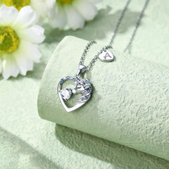 Turandoss Gifts for Girls - Initial A Heart Unicorn Cz Necklace for Girls Kids Jewelry Unicorn Gift Initial Necklace 3 4 5 6 7 8 9 10 11 12 13 14 15 16 Year Old Tween Teen Teenage Girl Birthday Gifts